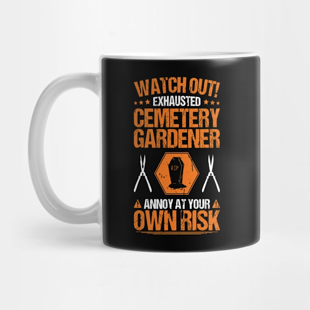 Cemetery Gardener Gardening by Krautshirts